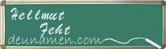 Hellmut Feht Visitenkarte